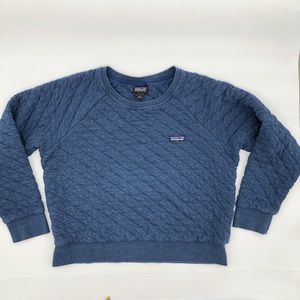 Patagonia quilted organic cotton crew pullover